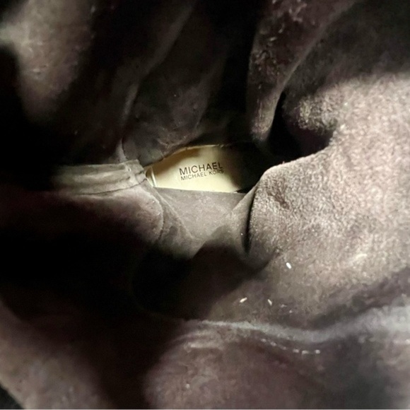 Chocolate Brown Suede Knee High Boots Vintage Michael Kors Size 8M - Picture 2 of 14